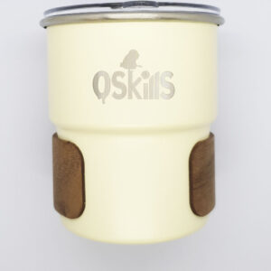 Taza de acero inoxidable 0SkillS exclusiva